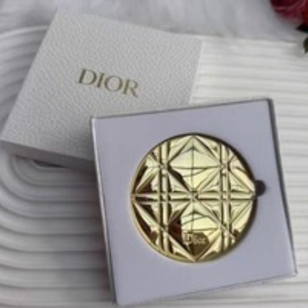 Dior GWP Gold Compact Mirror
